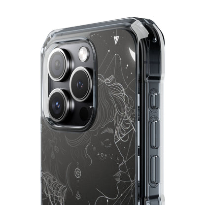 Celestial Bloom Silhouette iPhone 15 - Impact Clear+