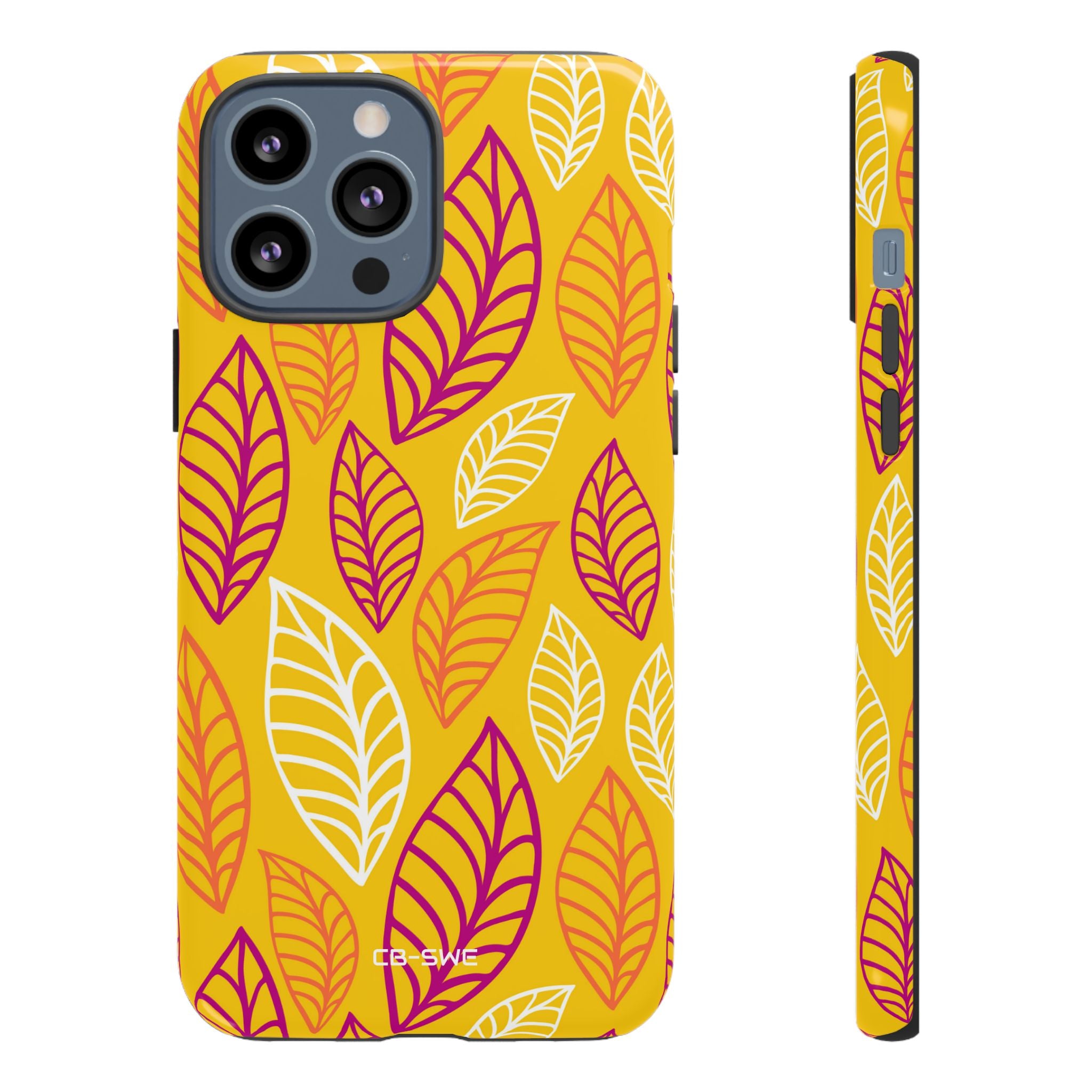 Vibrant Leaf Symphony - iPhone Case