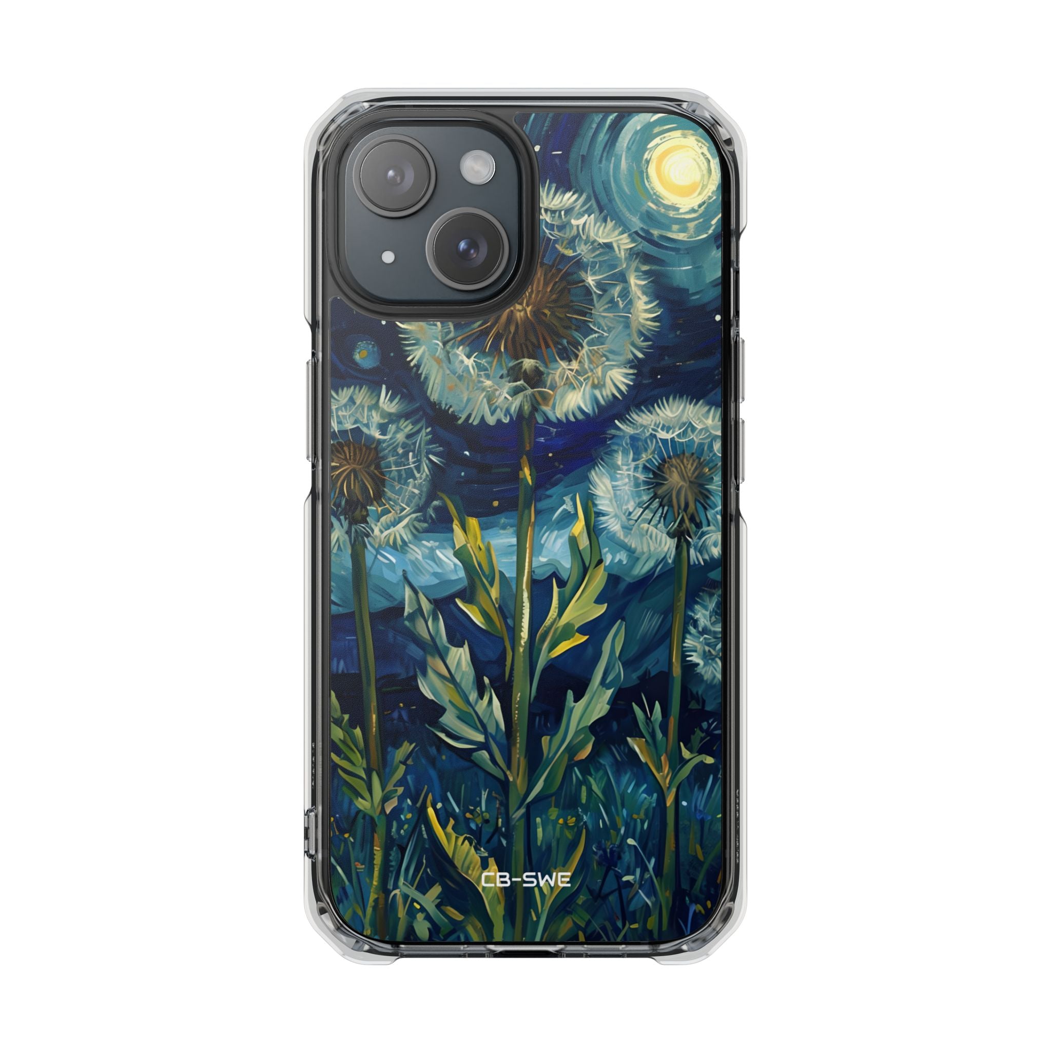 Dandelions Under Starlight iPhone Case - Impact