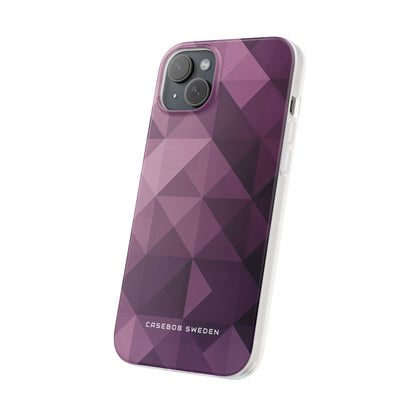 Gradient Purple Mosaic iPhone 15 - Flexi Phone Case