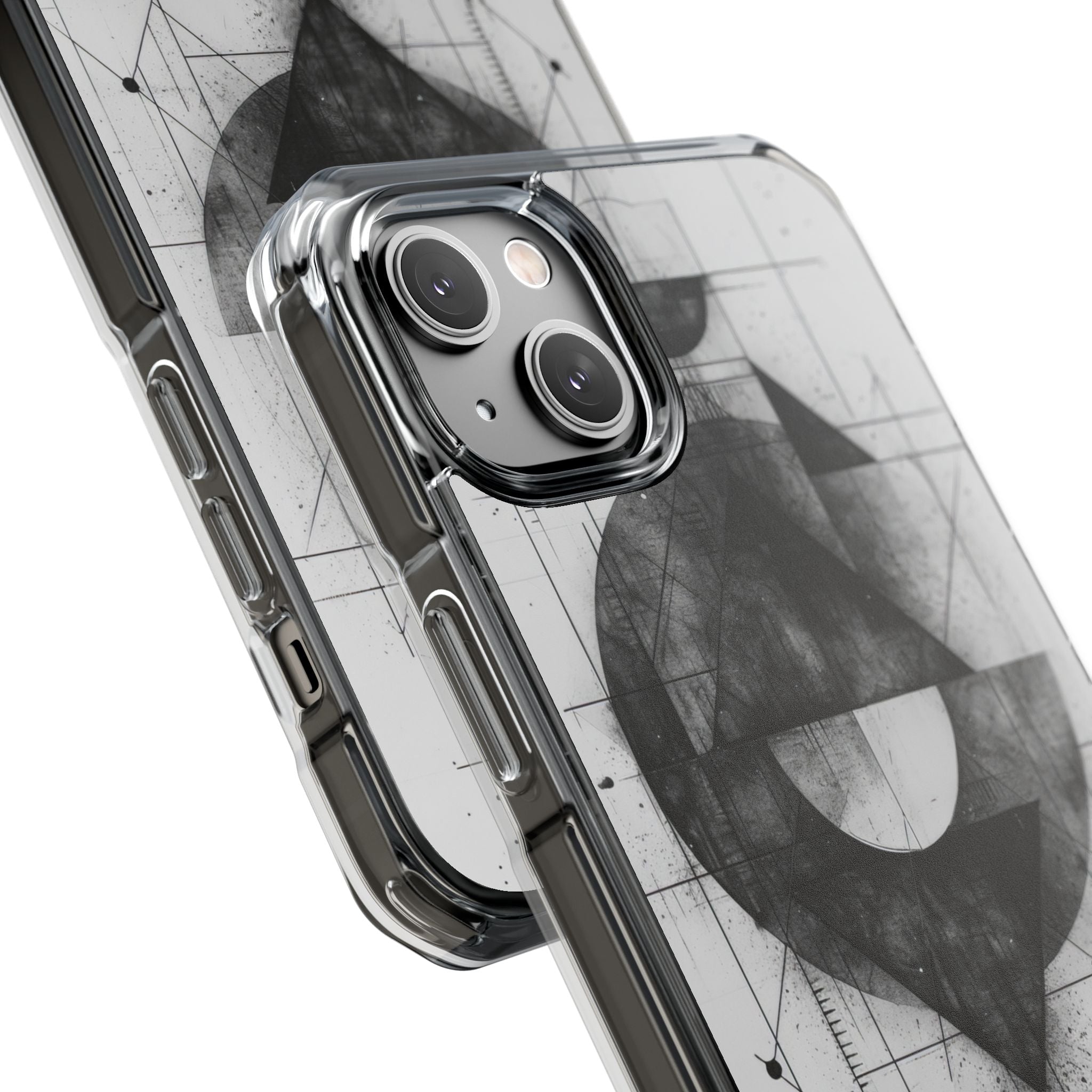 Monochrome Geometry - Phone Case for iPhone