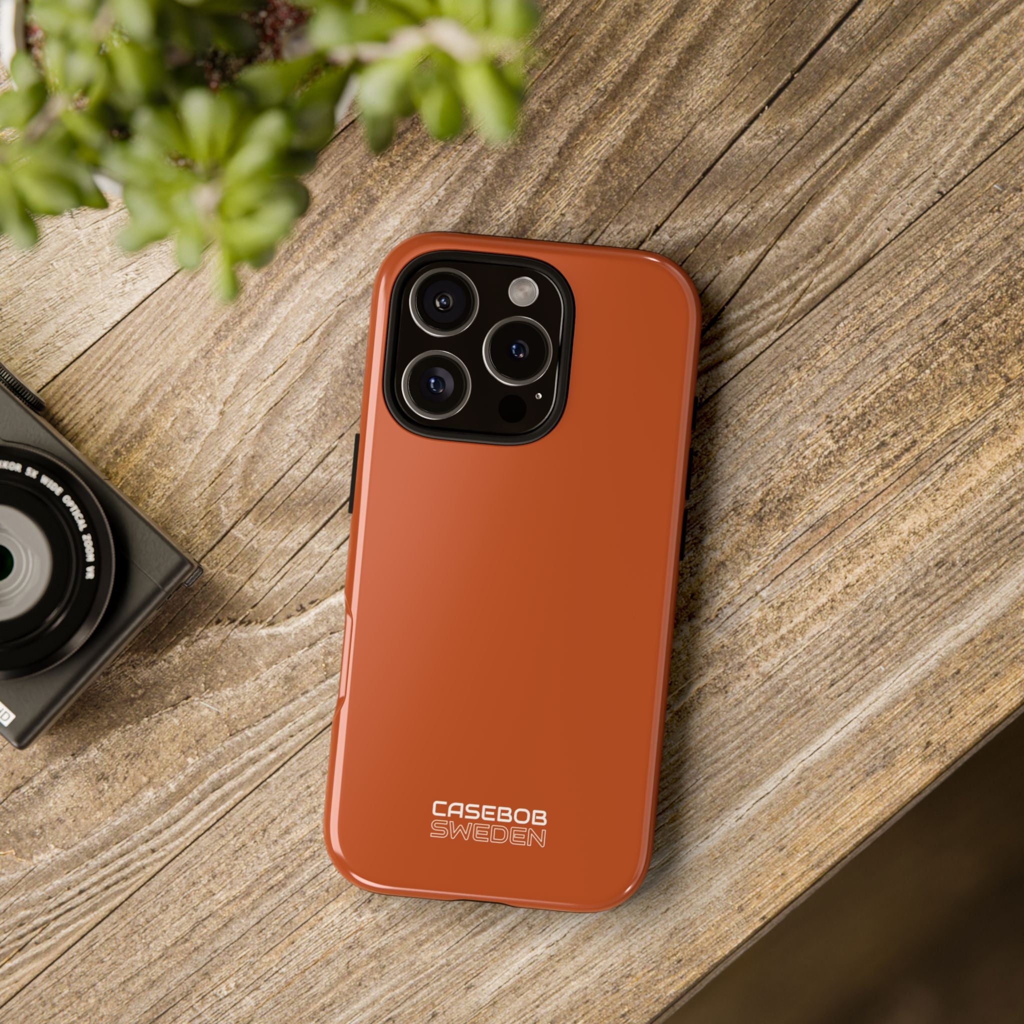 Gebrand oranje iPhone 16 - Tough