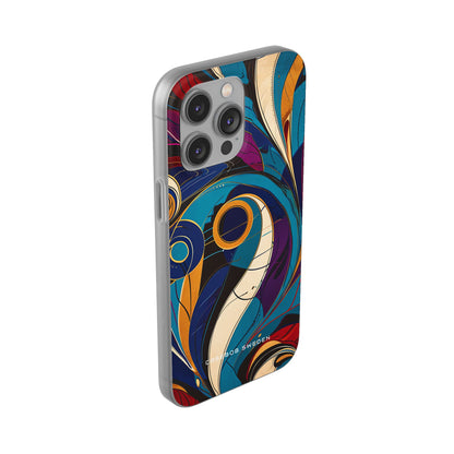 Vintage Vortex Harmony iPhone 14 - Flexi Phone Case