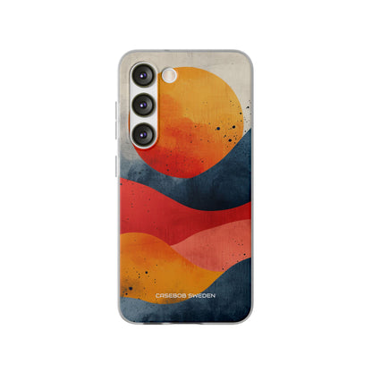 Sunburst Waves - Flexi Samsung S23 Phone Case