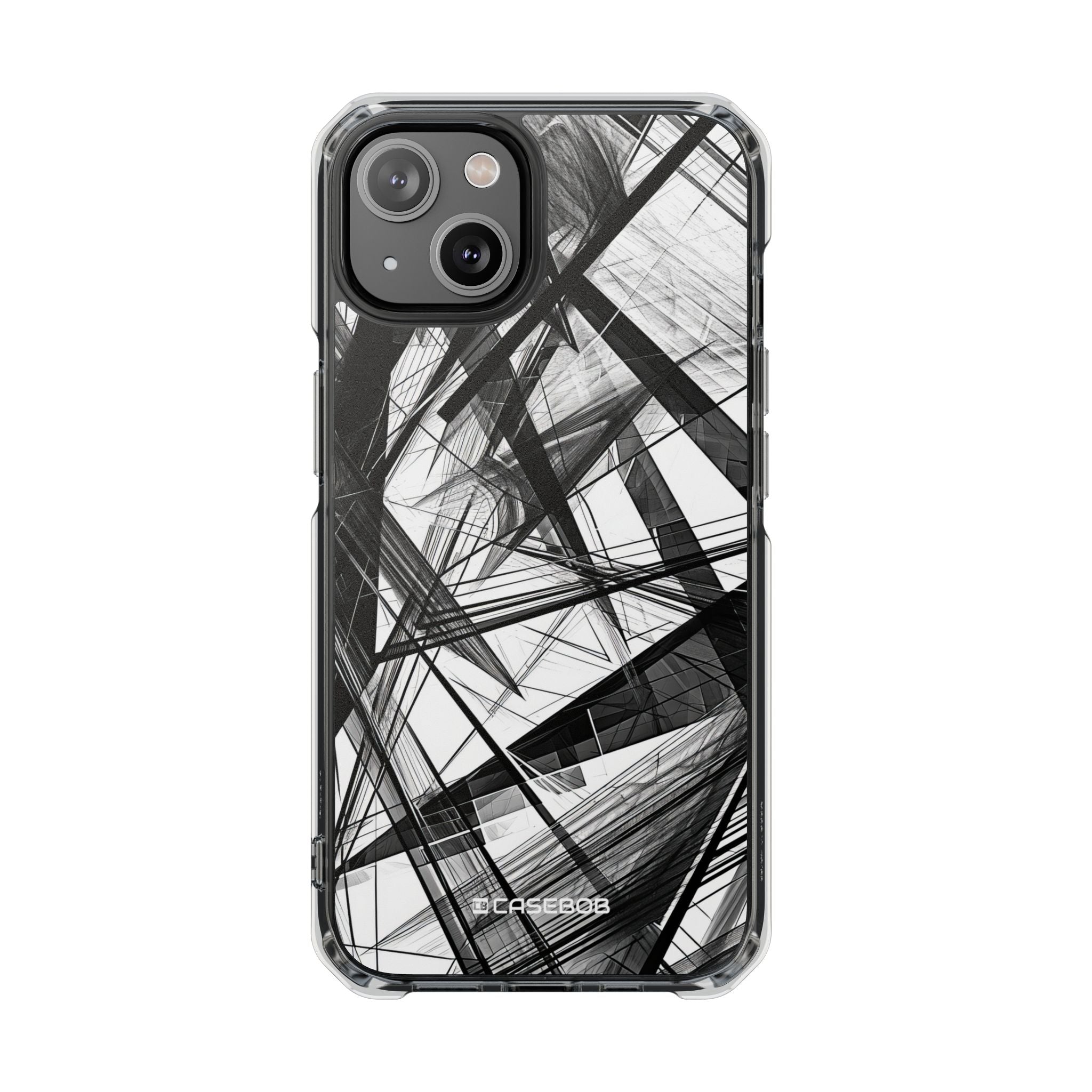 Monochrome Chaos - Phone Case for iPhone