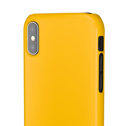 Amber Yellow - Slim iPhone X Phone Case