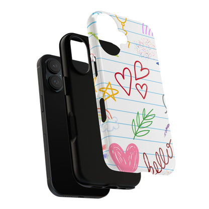 Hearts Dance Happily - iPhone Case
