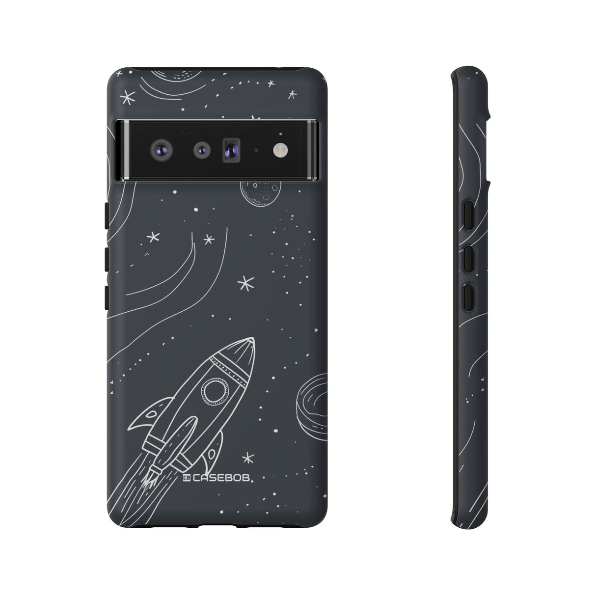 Cosmic Doodle Adventure | Protective Phone Case for Google Pixel