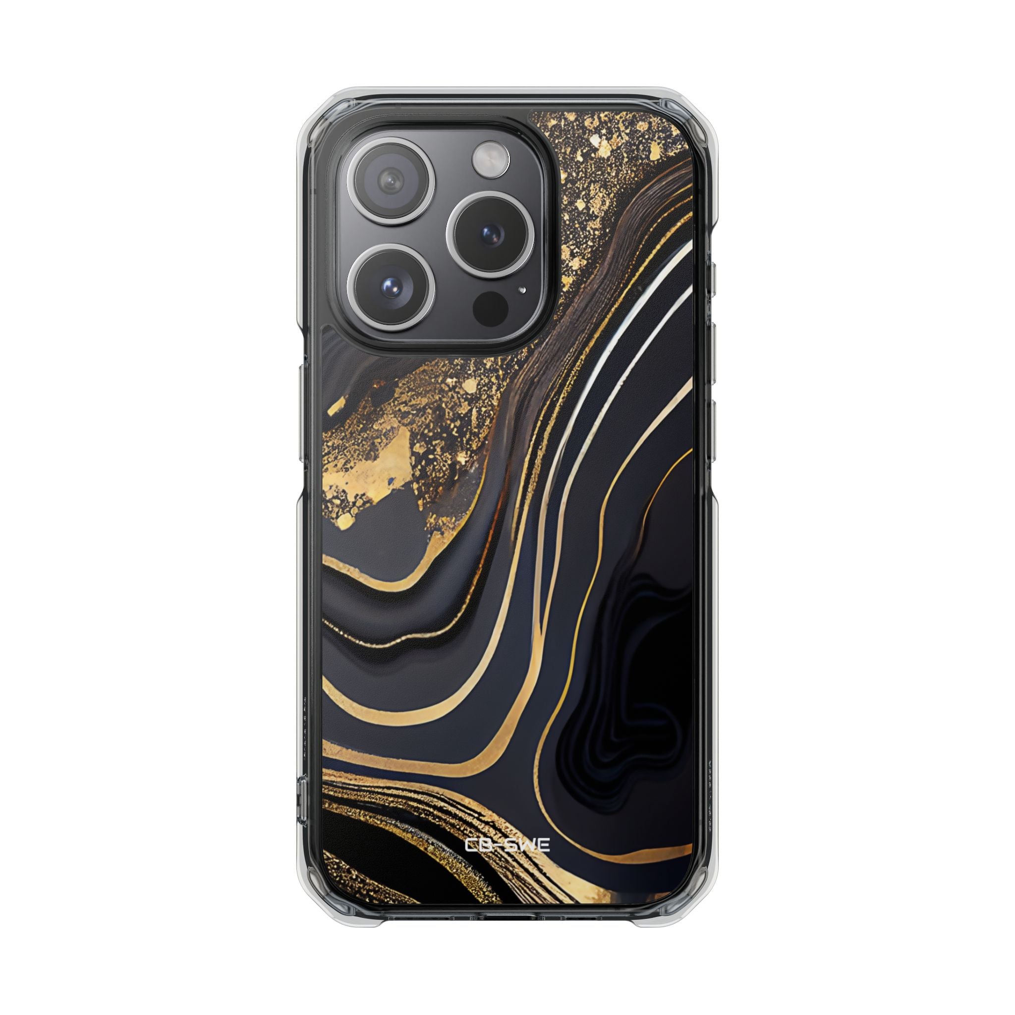 Elegant Gold Streams iPhone Case - Impact