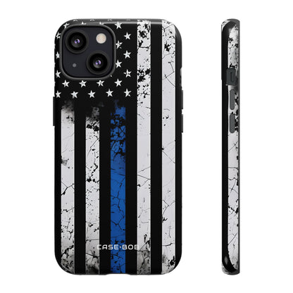 Blue Stripe Flag iPhone 13 Case - Tough
