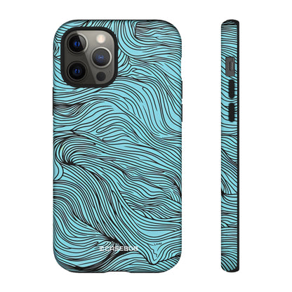 Wavy Serenity | Protective Phone Case for iPhone