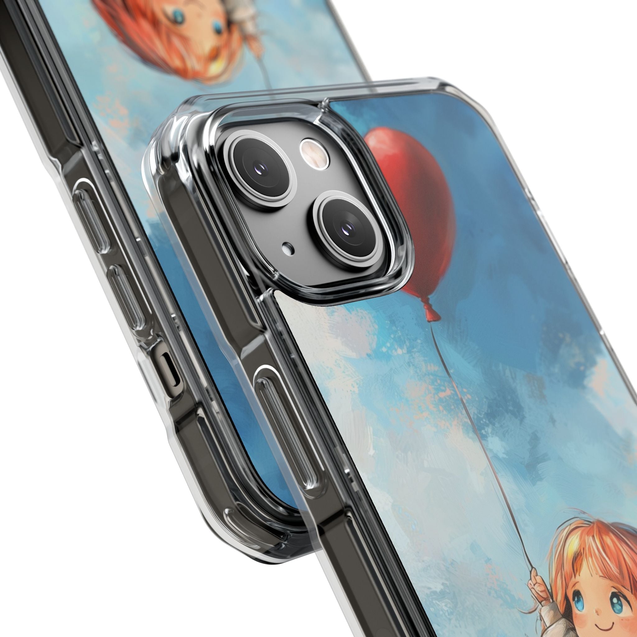 Heart Balloon Whimsy iPhone 14 Case - Impact