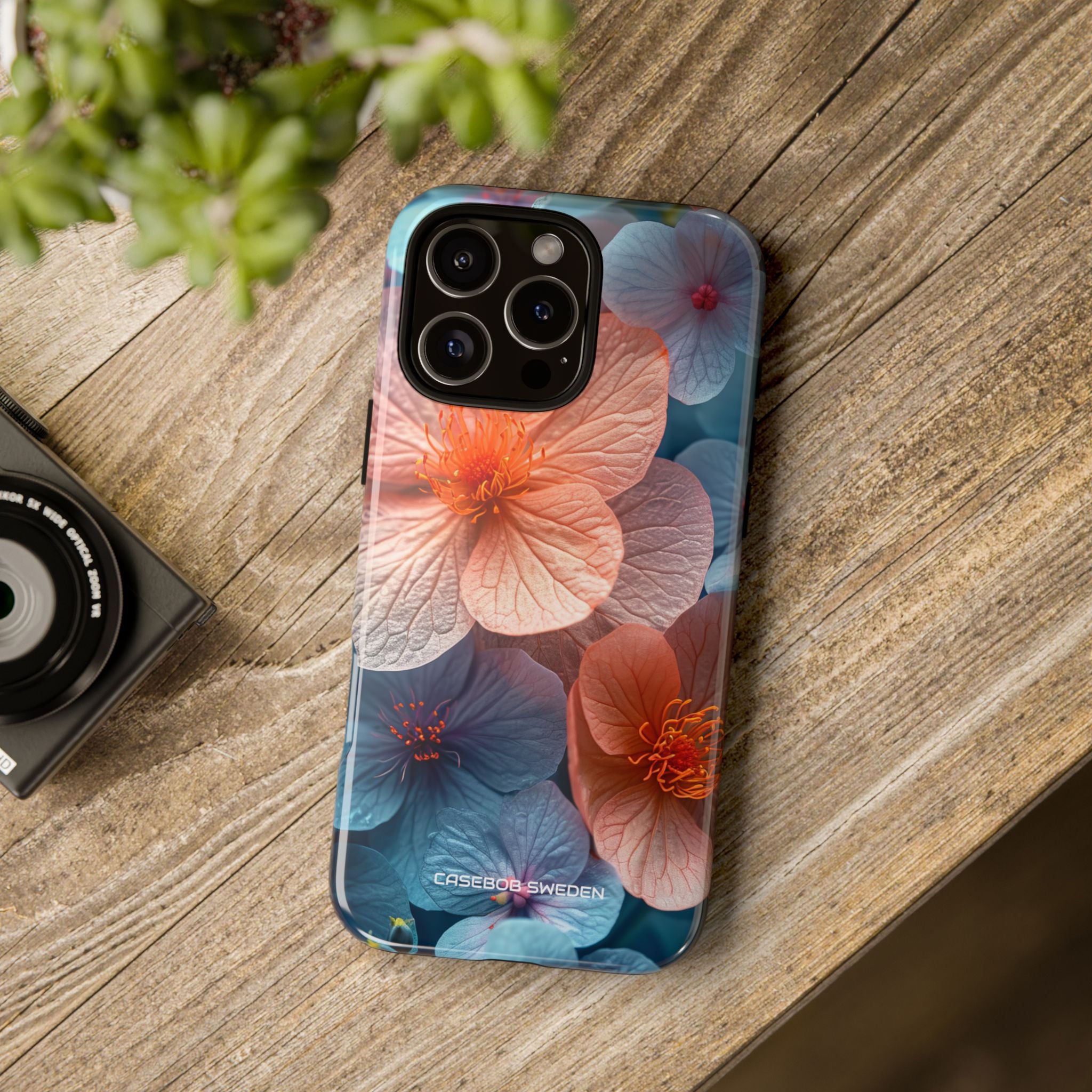 Peach Blossom Serenity - Tough iPhone 16 Phone Case