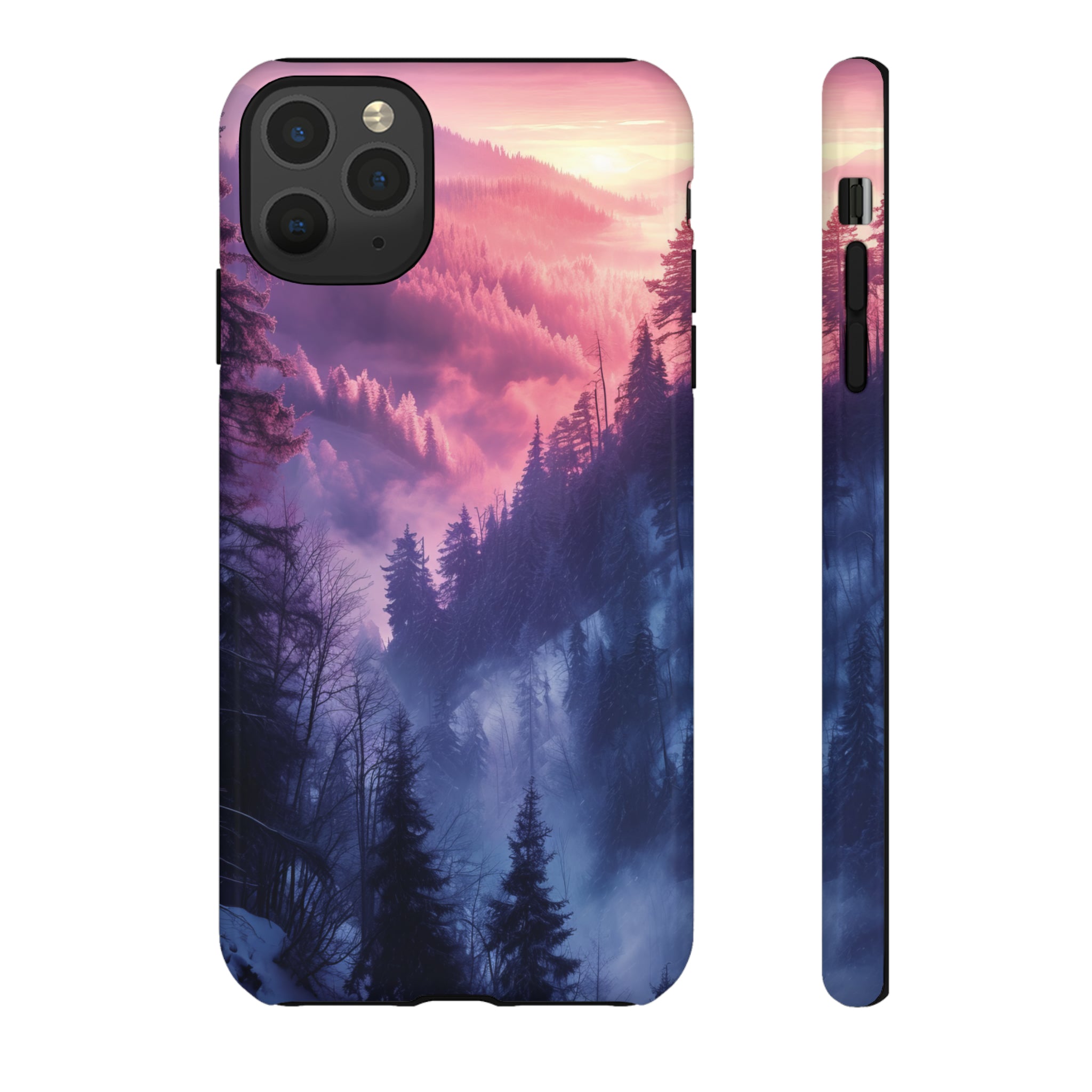 Forest Mountain Pastel Dream - Protective Phone Case