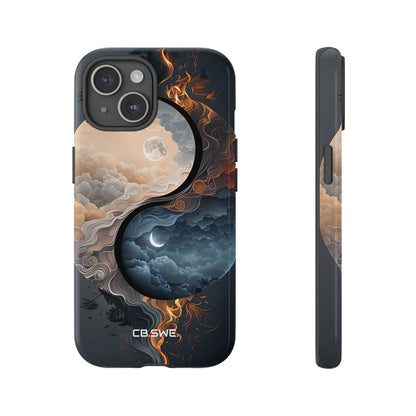 Surreal Day Night Yin Yang Symbol Artwork Phone iPhone 15 - Tough