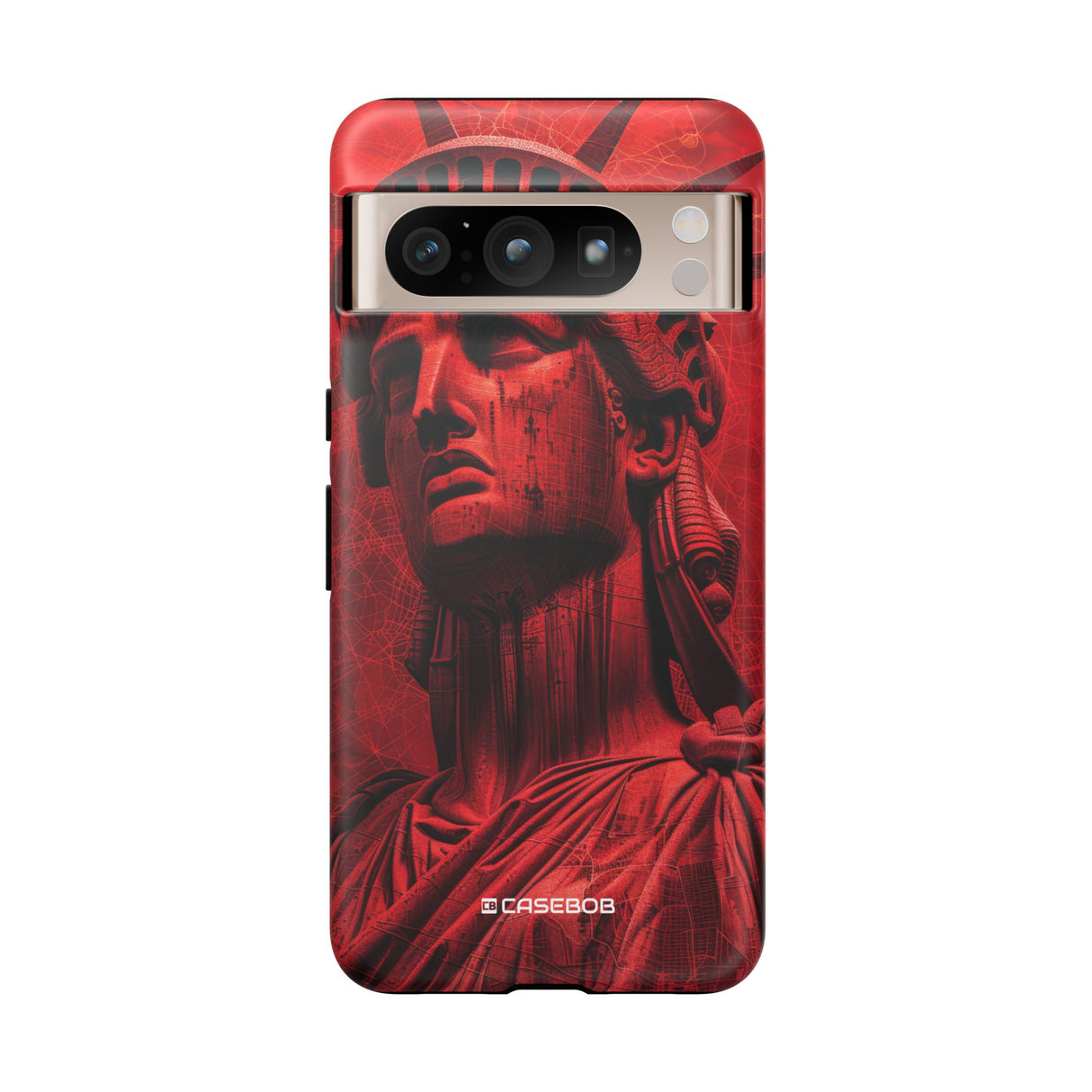 Red Liberty Revolution | Protective Phone Case for Google Pixel