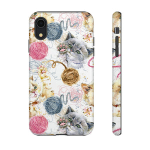 Cute Kitten Pattern - Protective Phone Case