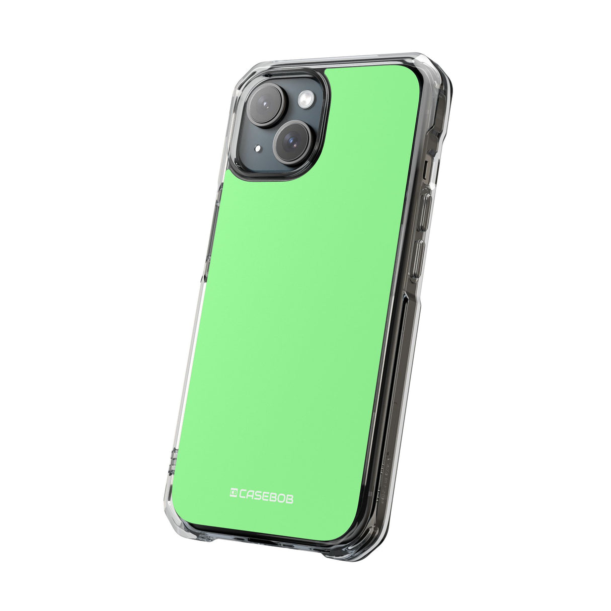 Mintgrün | Handyhülle für iPhone (Clear Impact Case – magnetisch)