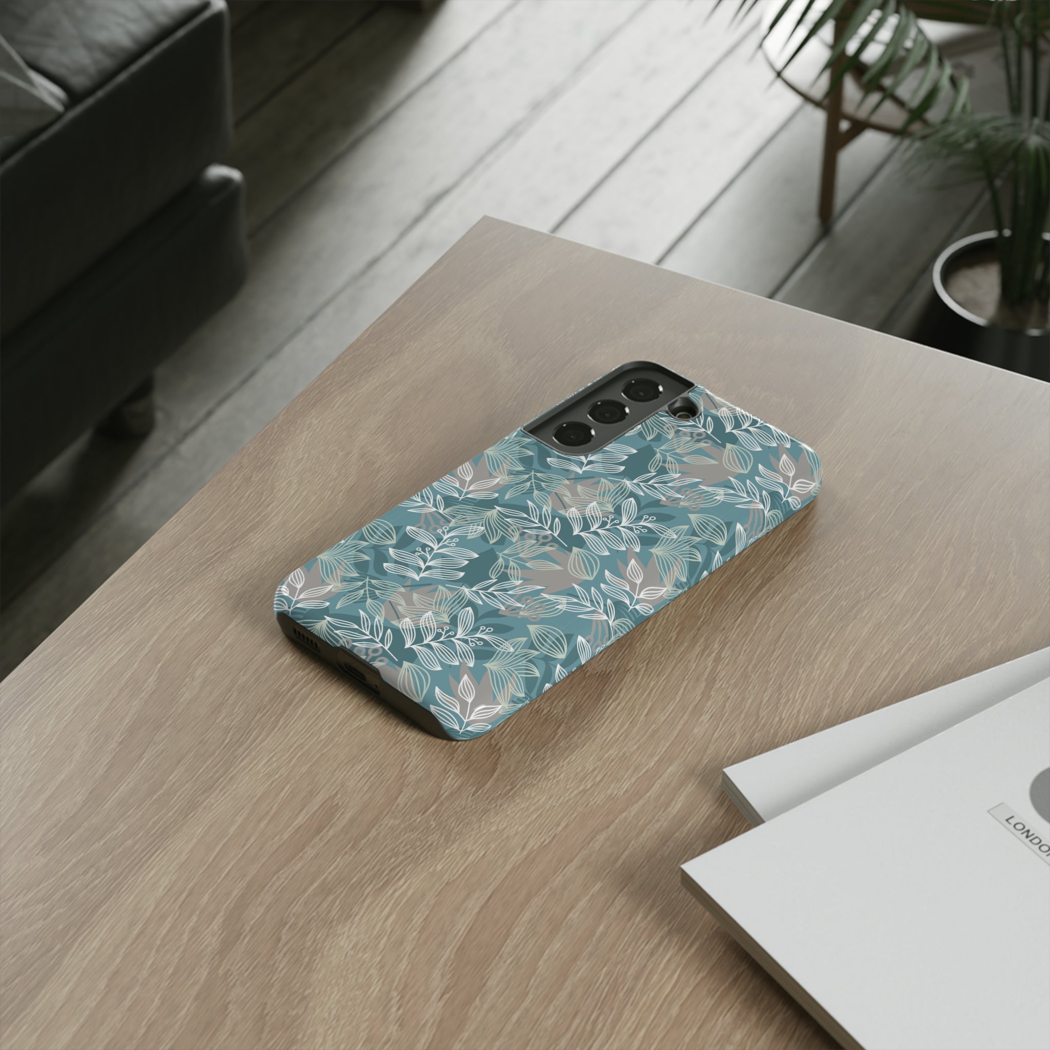 Leaf Mint - Protective Phone Case