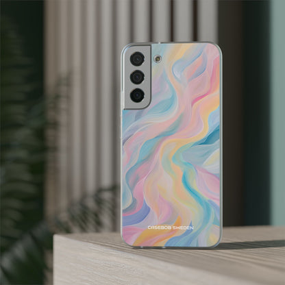 Dreamy Pastel Swirls - Flexi Samsung S22 Phone Case