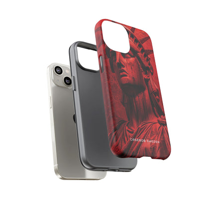 Zen Red Liberty Vision iPhone 14 - Tough Phone Case