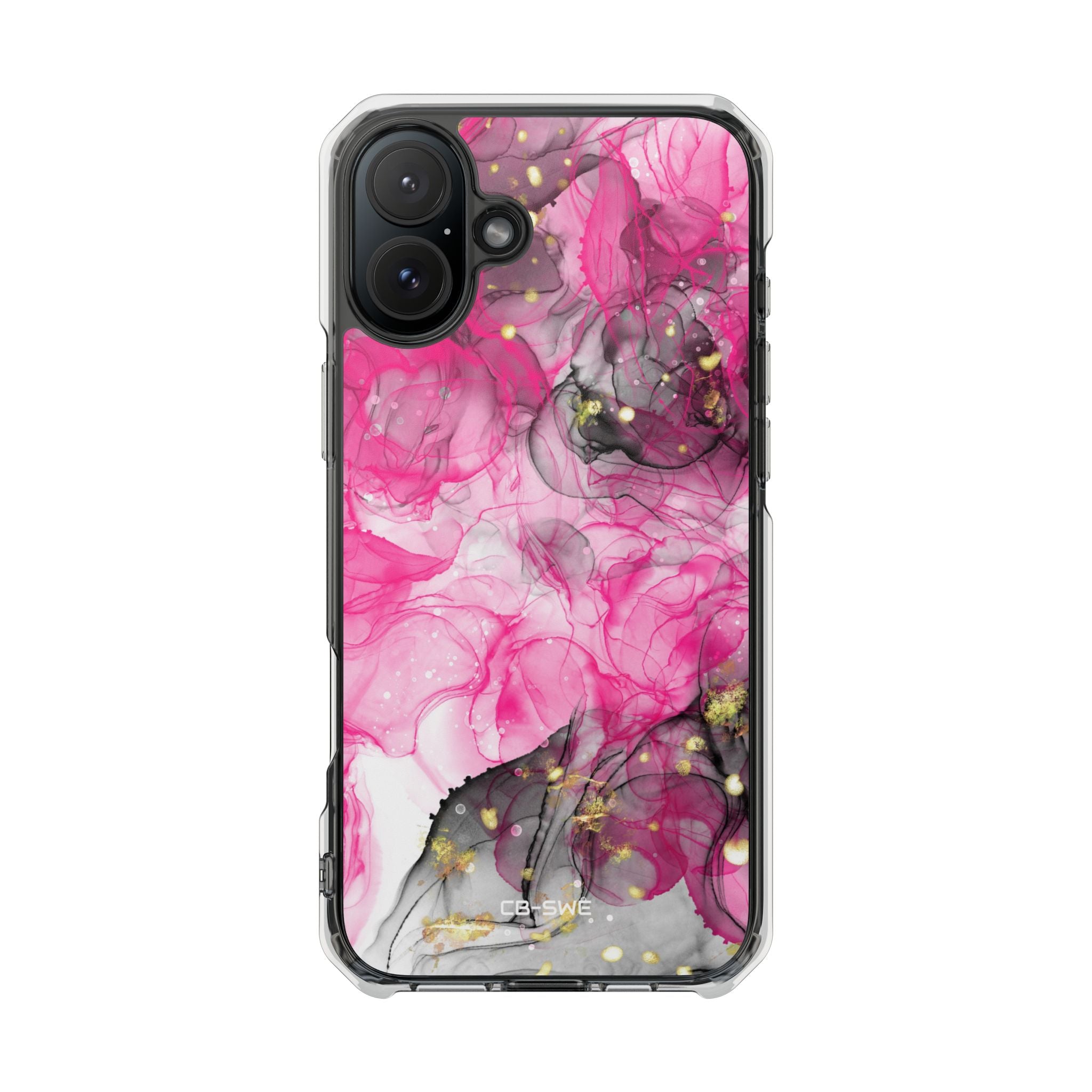 Vibrant Pink Swirls iPhone Case - Impact