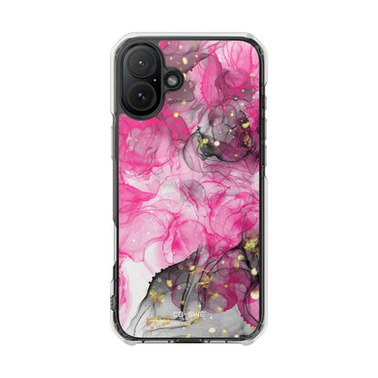 Vibrant Pink Swirls iPhone Case - Impact