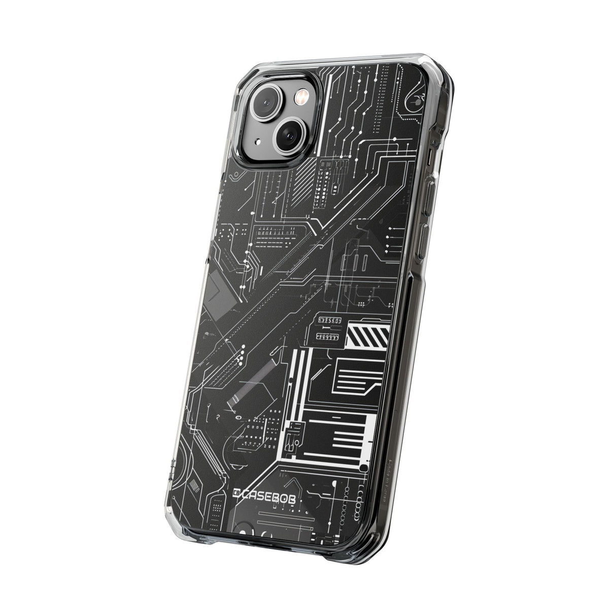 Circuit Overdrive - Phone Case for iPhone (Clear Impact - Magnetic)