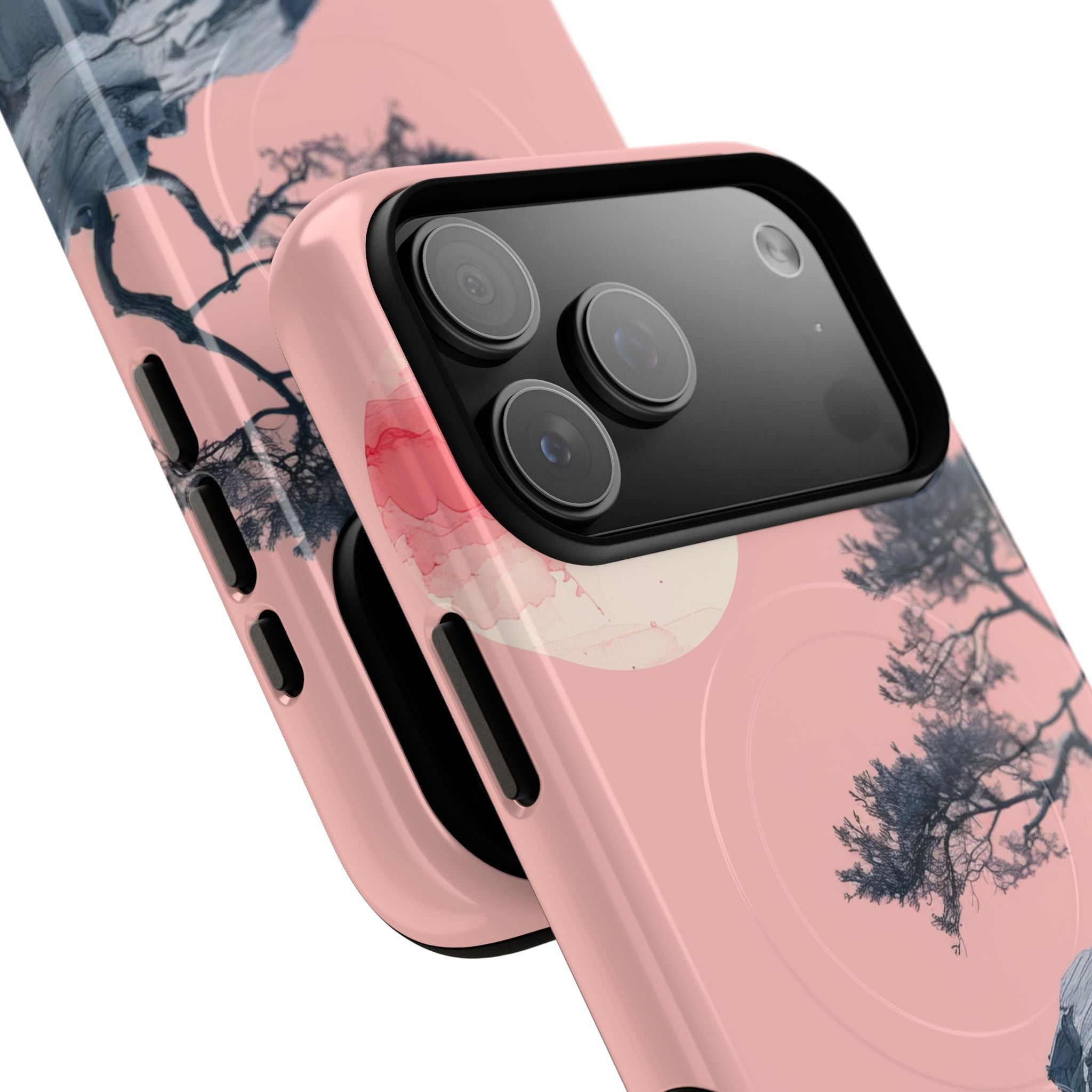 Crimson Moon Tree iPhone 17 Pro Max Case - Tough+