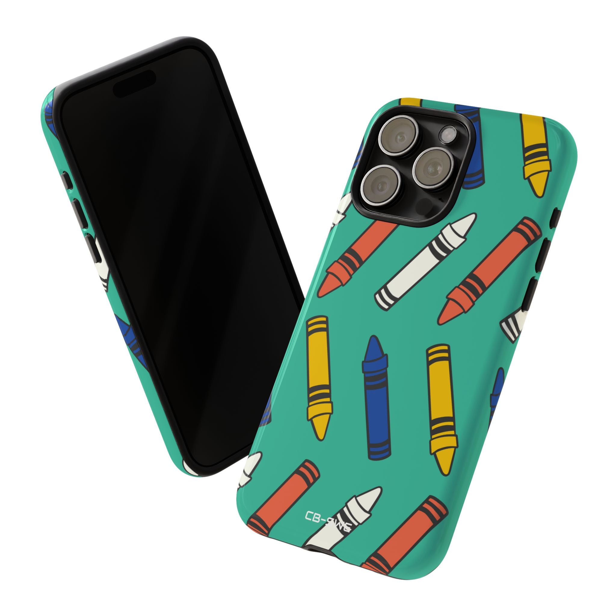 Crayons Dance Playfully - iPhone Case