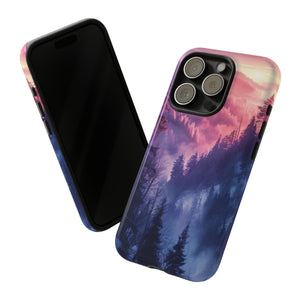 Forest Mountain Pastel Dream - Protective Phone Case