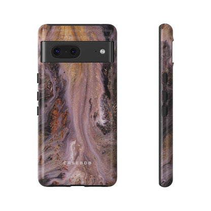 Pink Marble Ink Art - Protective Phone Case