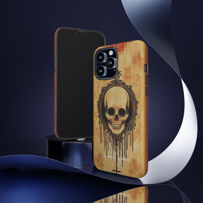 Gothic Skull Elegance iPhone 13 - Robuste Handyhülle