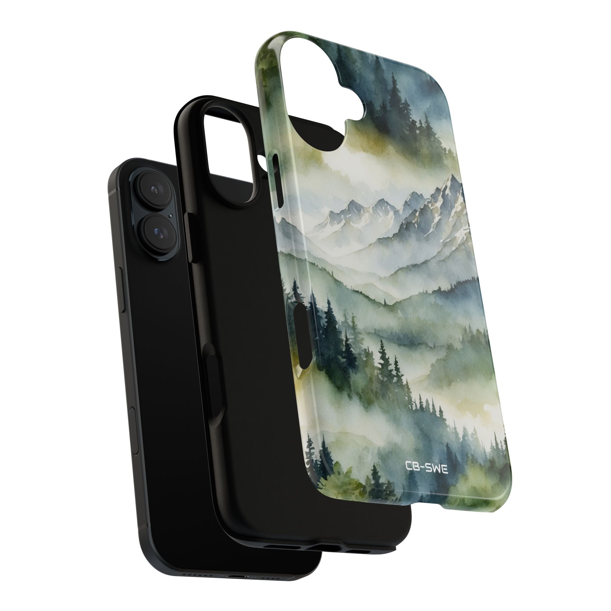 Misty Peaks Emerge - iPhone Case