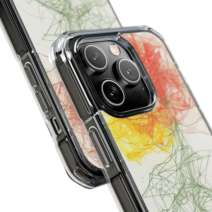 Fiery Blossom Tangle iPhone 14 - Impact Clear+