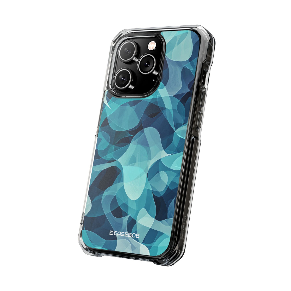 Cool Tones Showcase | Handyhülle für iPhone (Clear Impact Case – magnetisch)