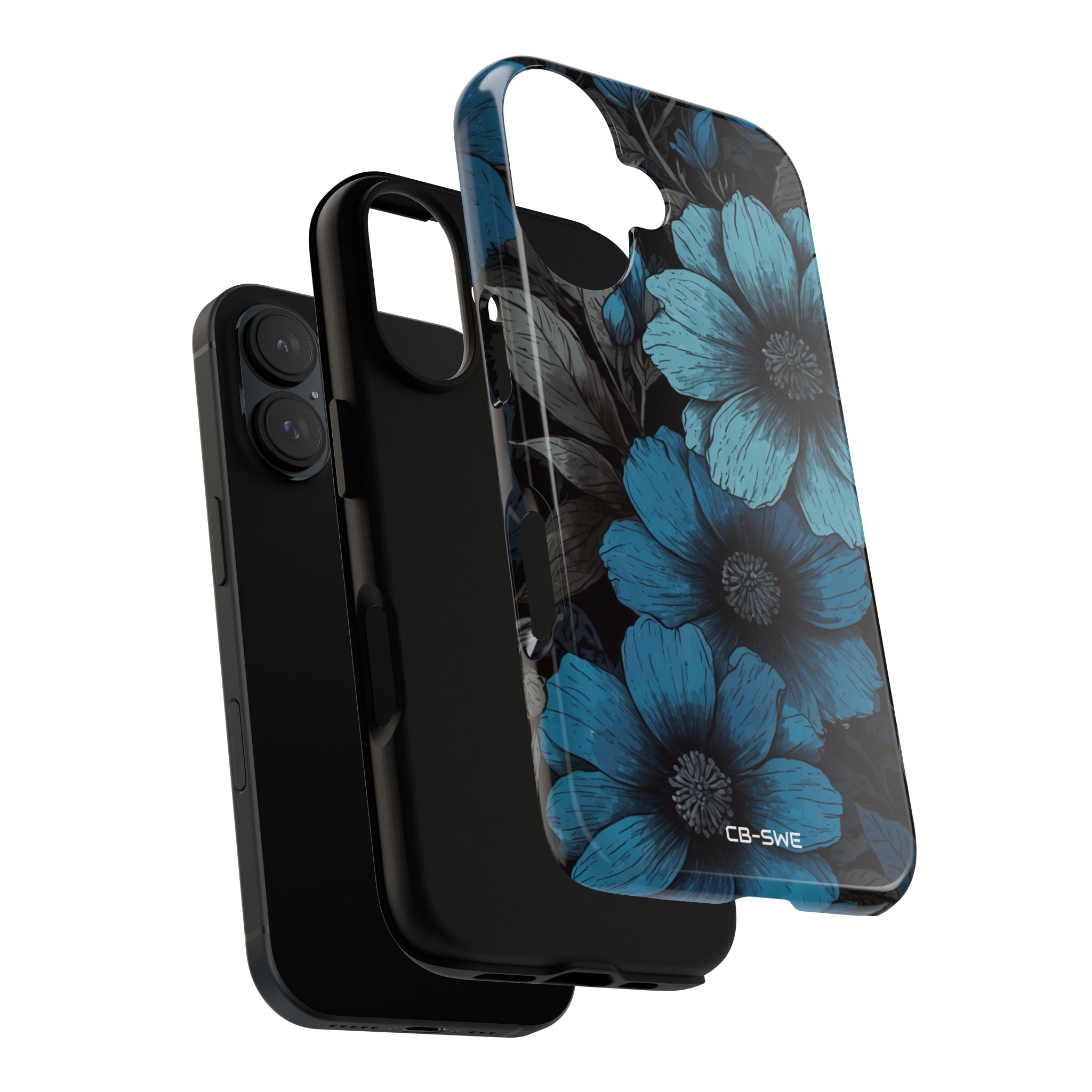 Flower Embrace Depth - iPhone Case