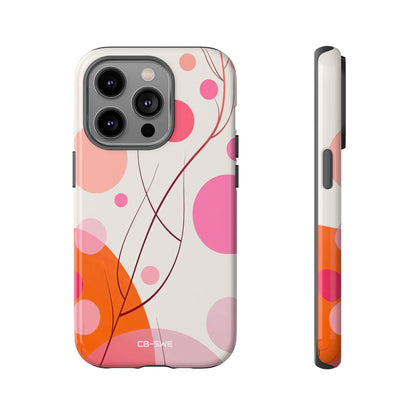 Circles Embrace Lines - iPhone Case
