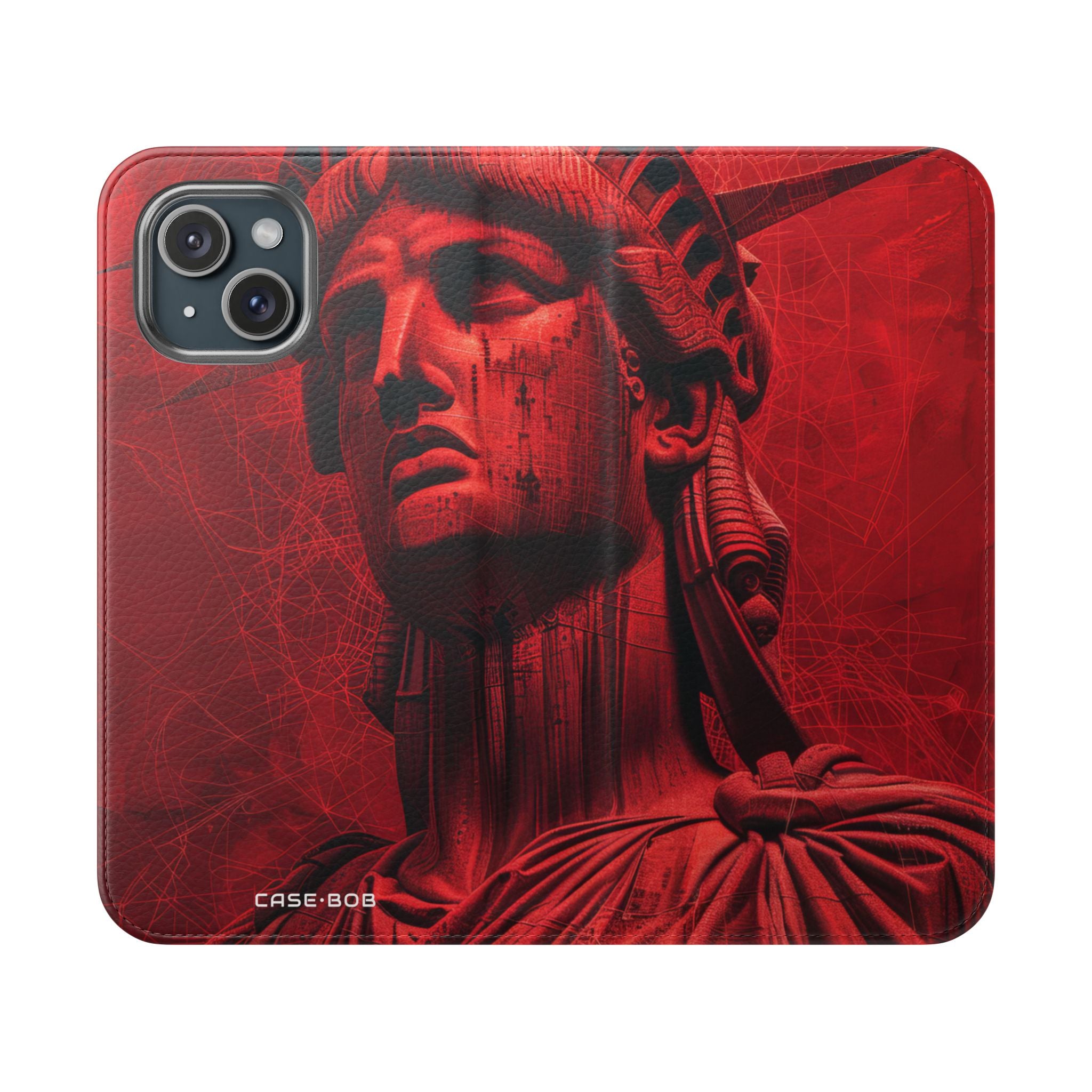 Liberty Crimson - iPhone 15 Case - Wallet
