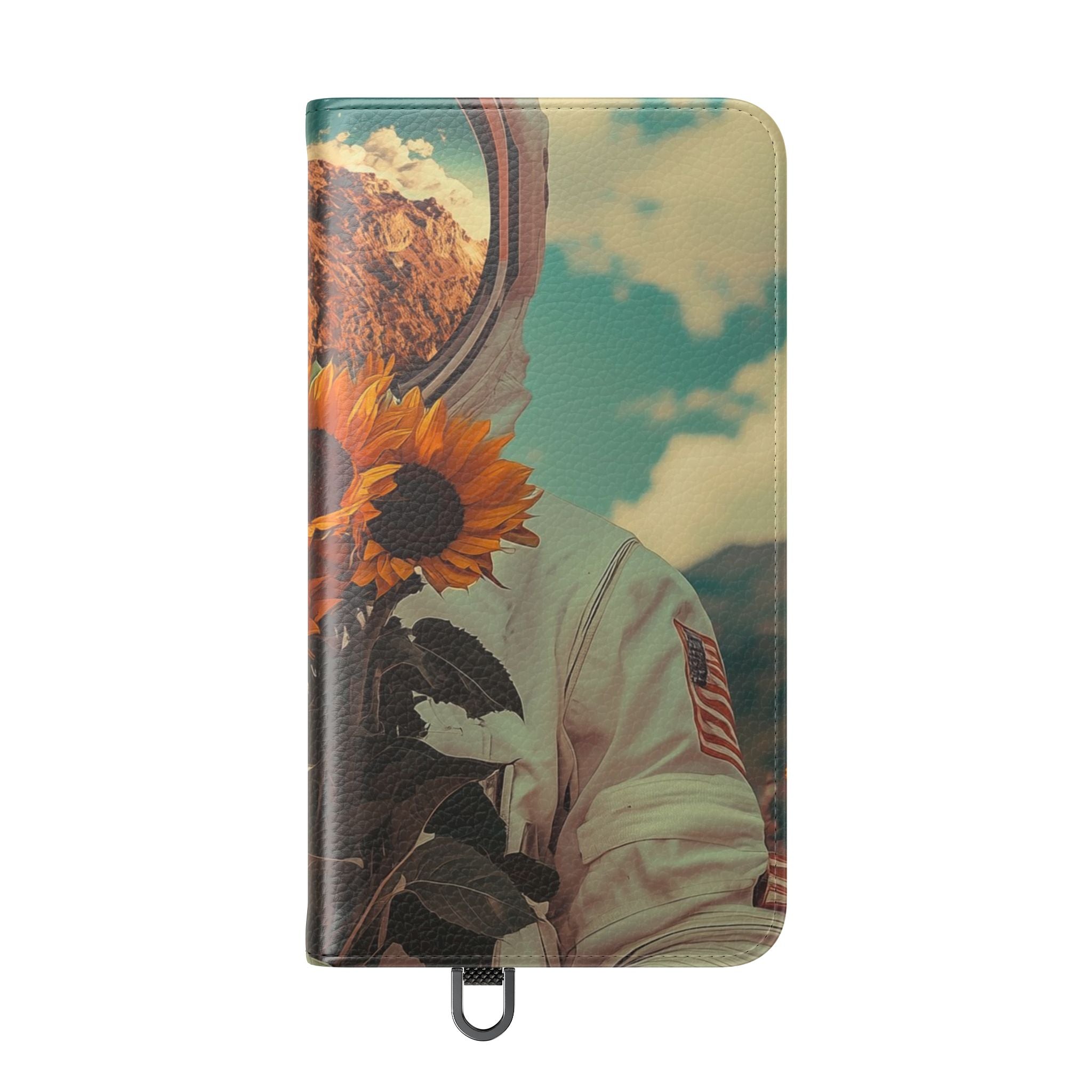 Sunflower Astronaut - Samsung S24 Case - Wallet