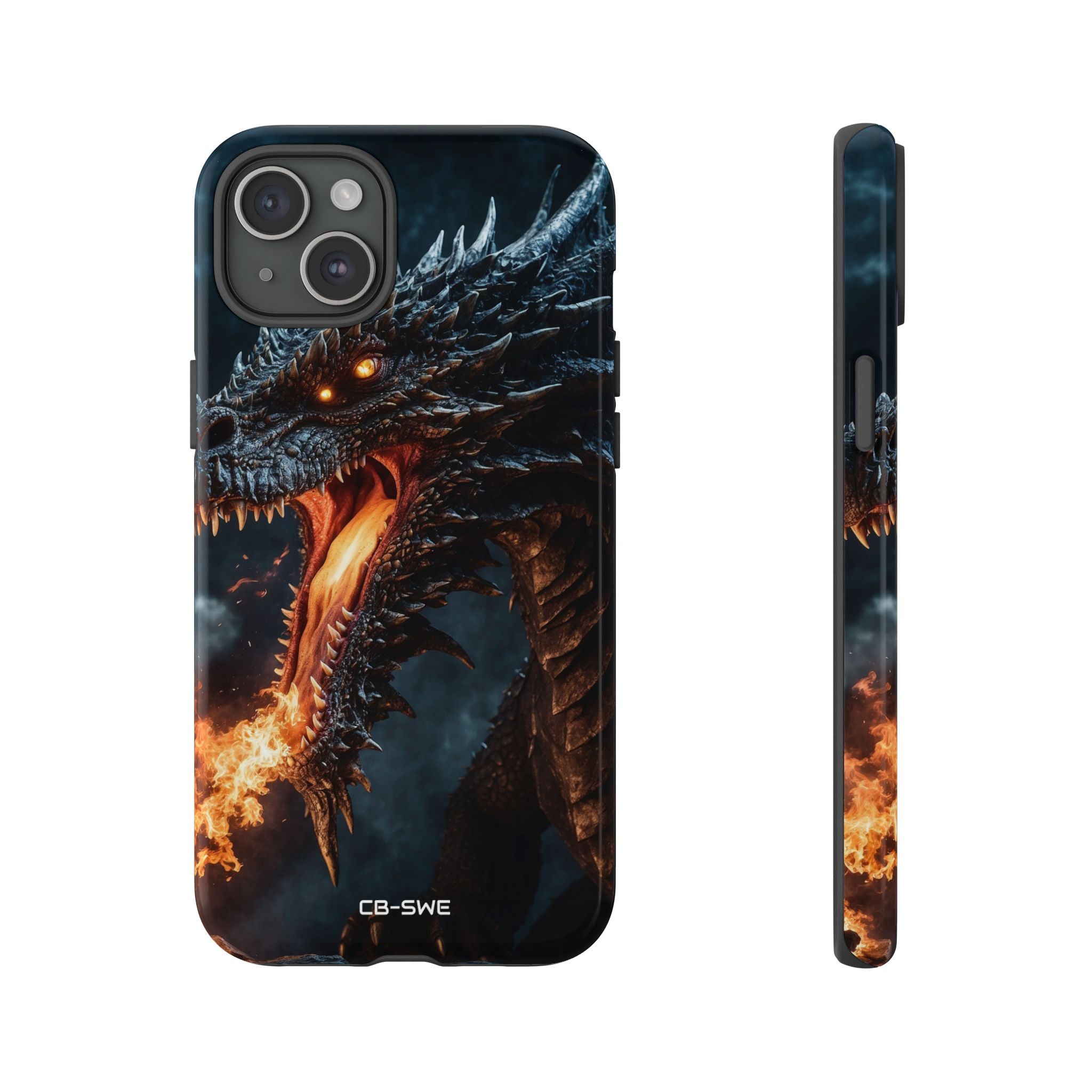 Fiery Breath Erupts - iPhone Case