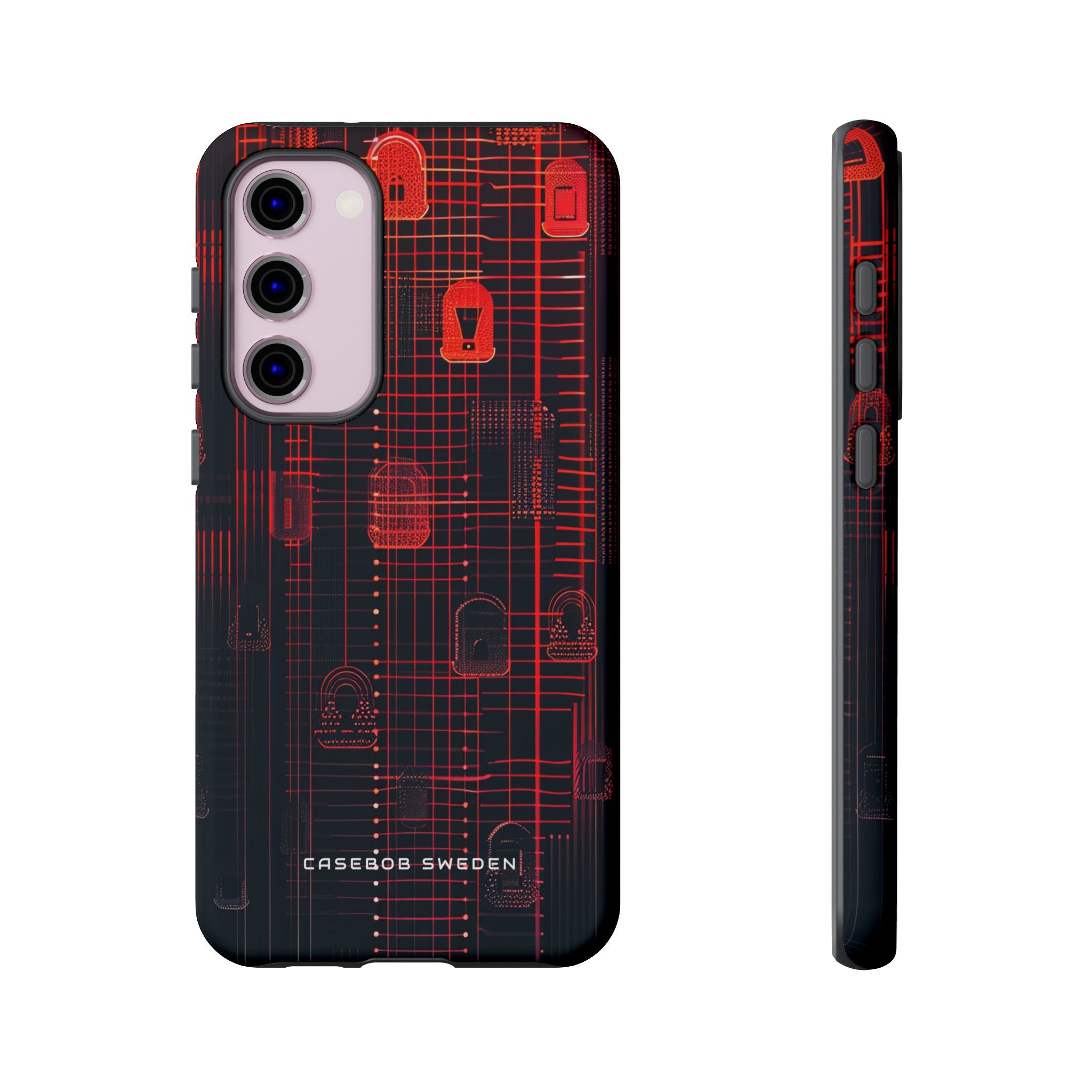 Gradient Cyber Lock Samsung S23 - Tough Phone Case