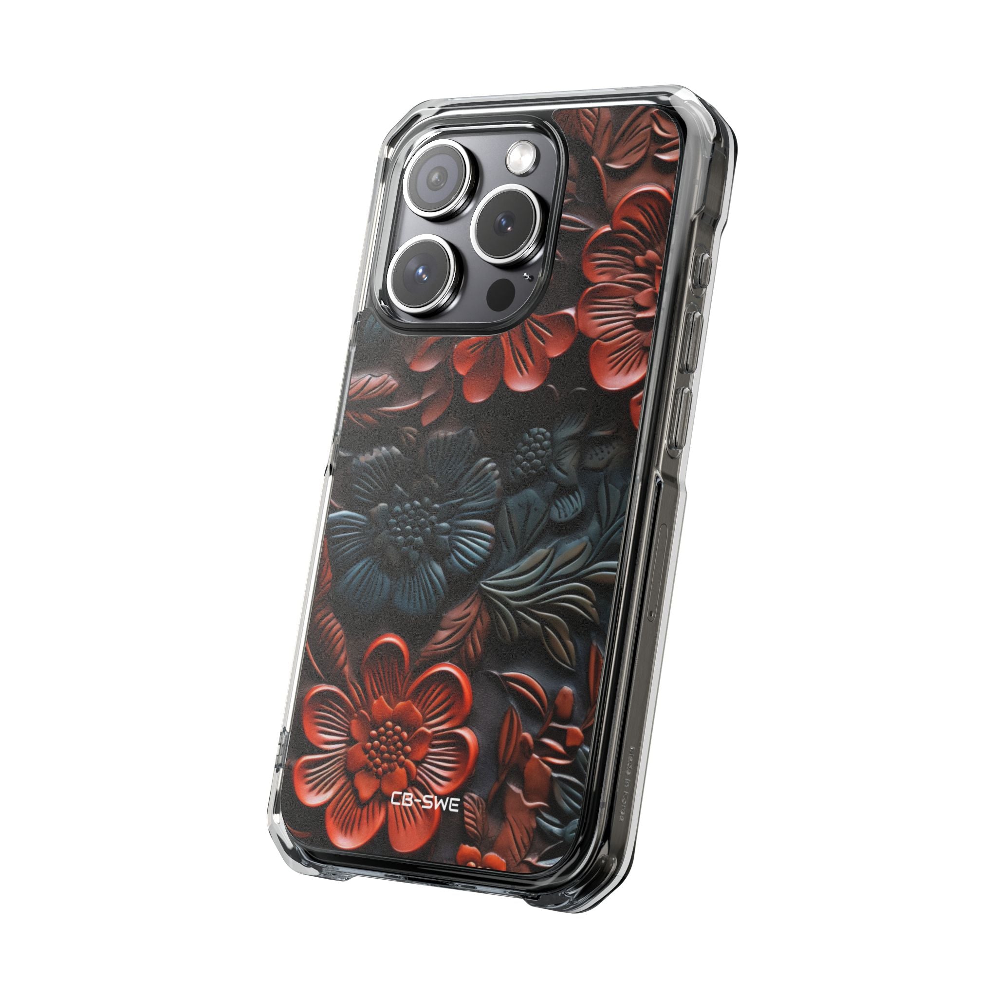 Sculpted Floral Elegance iPhone Case - Impact