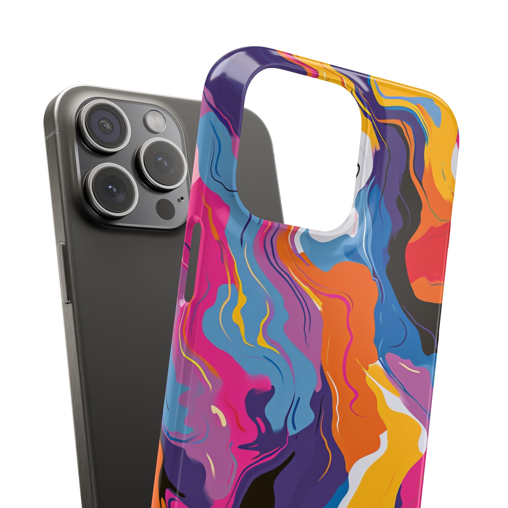 Vortex Colorwave iPhone 15 - Slim Phone Case