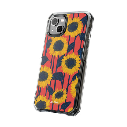 Vibrant Sunflower Rhythm iPhone Case - Impact