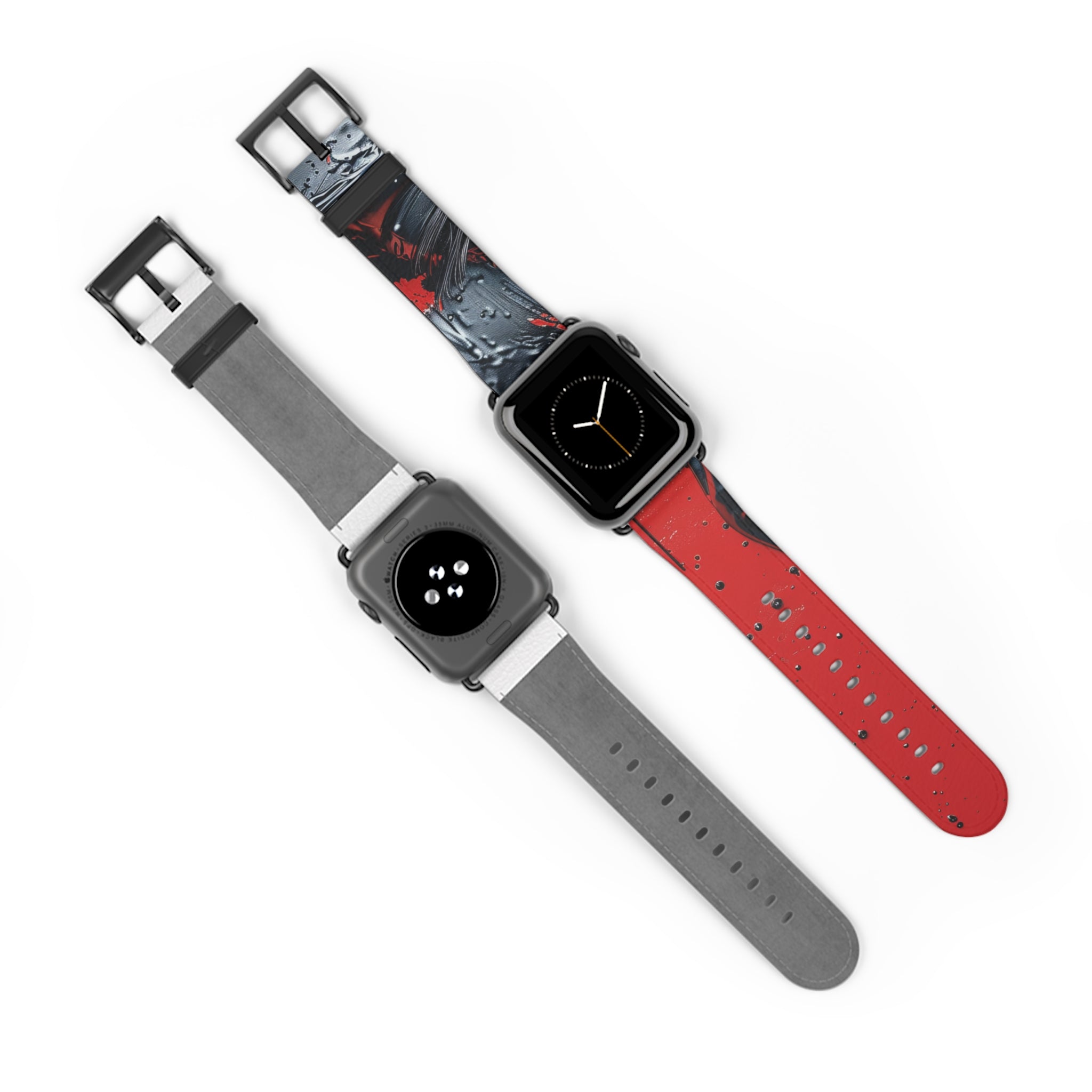 Glossy Black Face - Watch Band