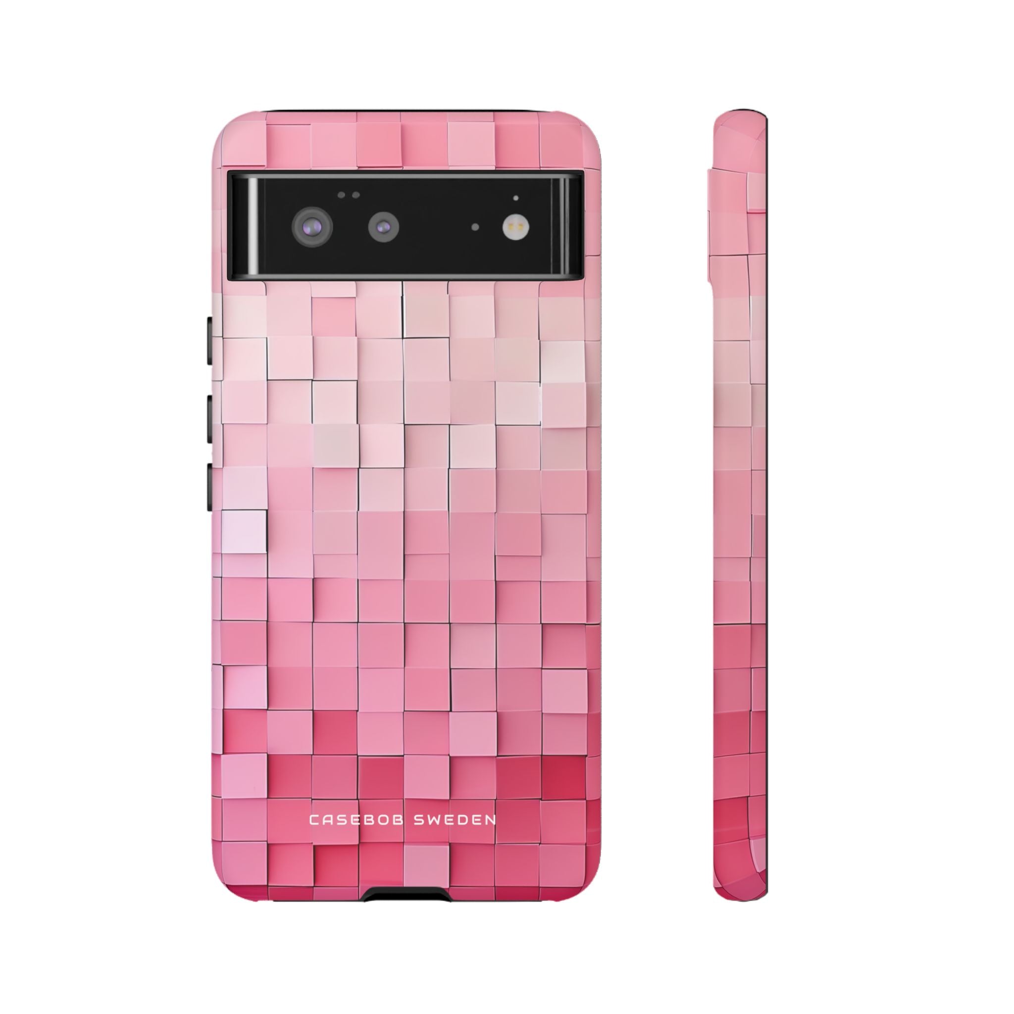 Gradient Pink Mosaic Google Pixel 6 - Tough Phone Case