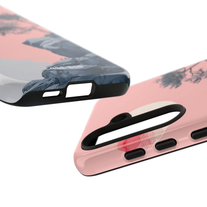 Crimson Moon Tree Samsung S24 Case - Tough