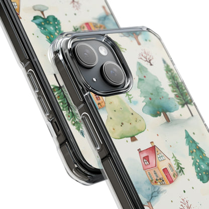 Winter Scene Glows iPhone Case - Impact
