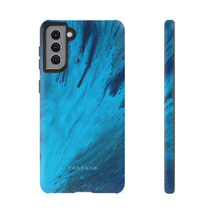 Light Blue Ink Art | Phone Case